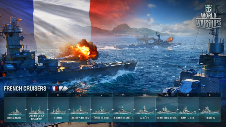 World of Warships – Neue französische Kreuzer