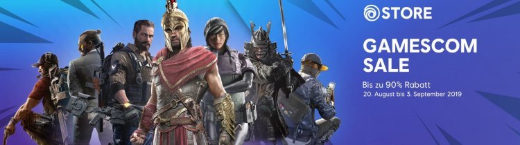 Ubisoft Store bietet während der gamescom bis zu 90% Rabatt