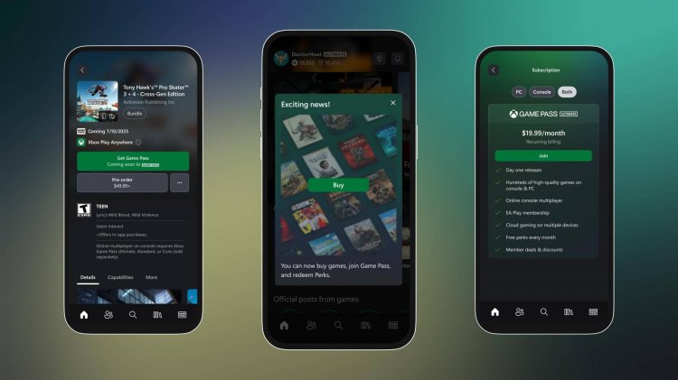 Kaufe über die Xbox Mobile App neue Spiele, Stream Your Own Game auf Konsole und mehr