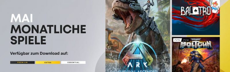 Die monatlichen PlayStation Plus-Titel im Mai für PS5 und PS4