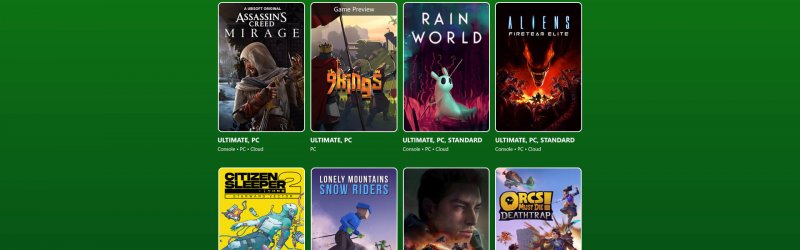 Xbox Game Pass: Highlights im August